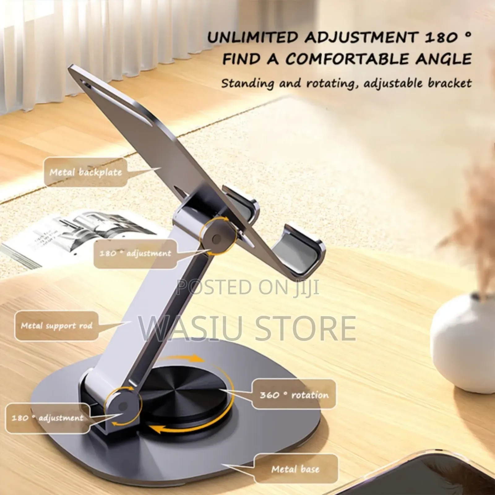 Luxury 360° Rotatable Desktop Tablet Mobile Phones Holder