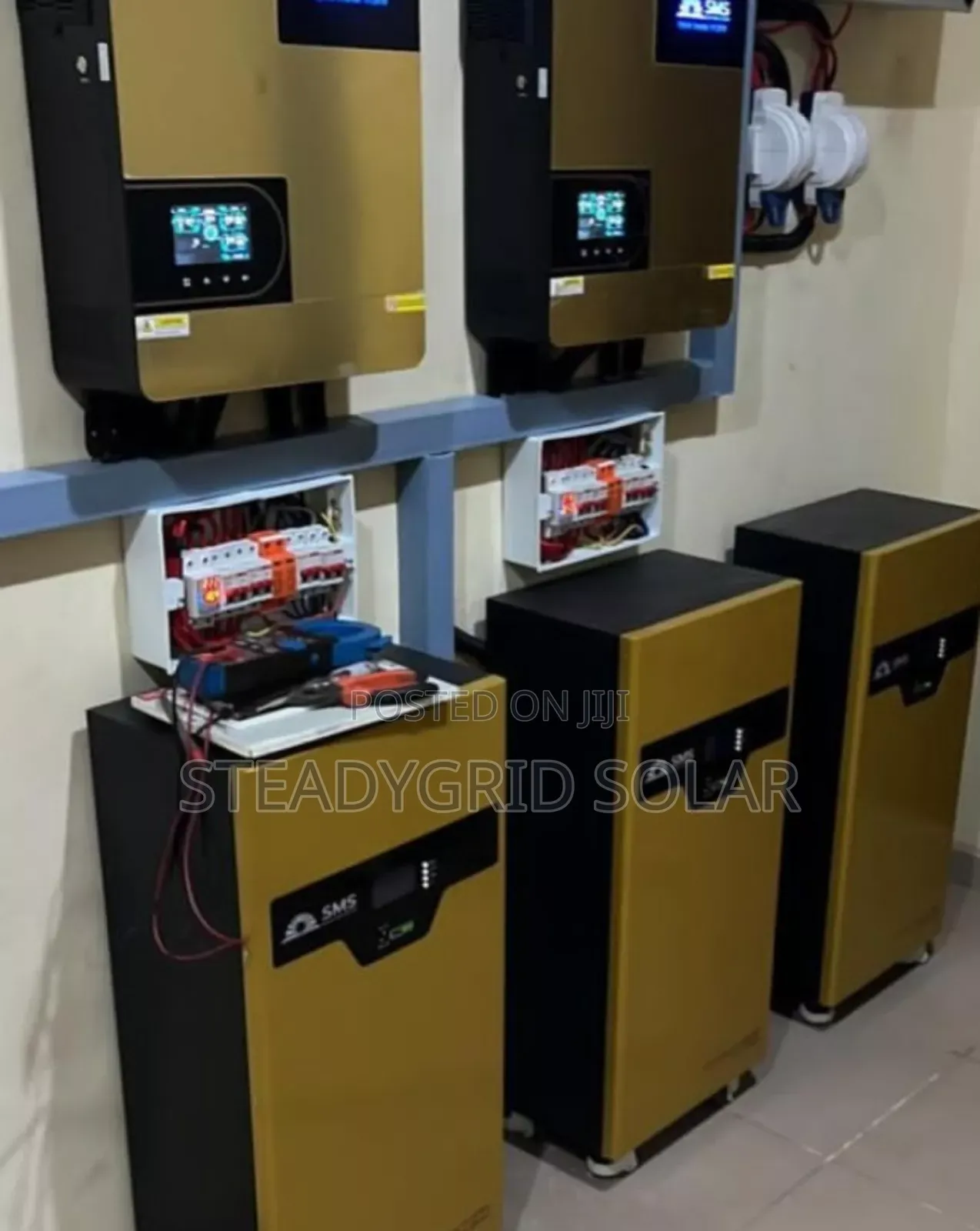 Rugged SMS 20kva Hybrid Inverter 45kwh Lithium Batteries