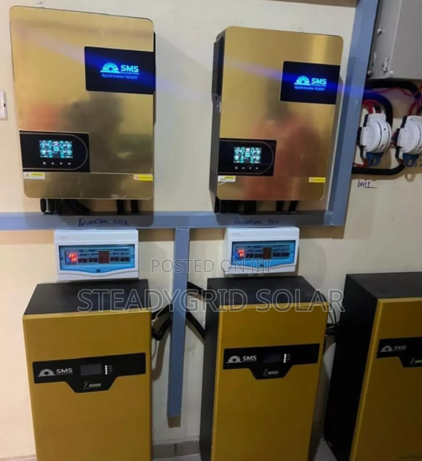 Rugged SMS 20kva Hybrid Inverter 45kwh Lithium Batteries