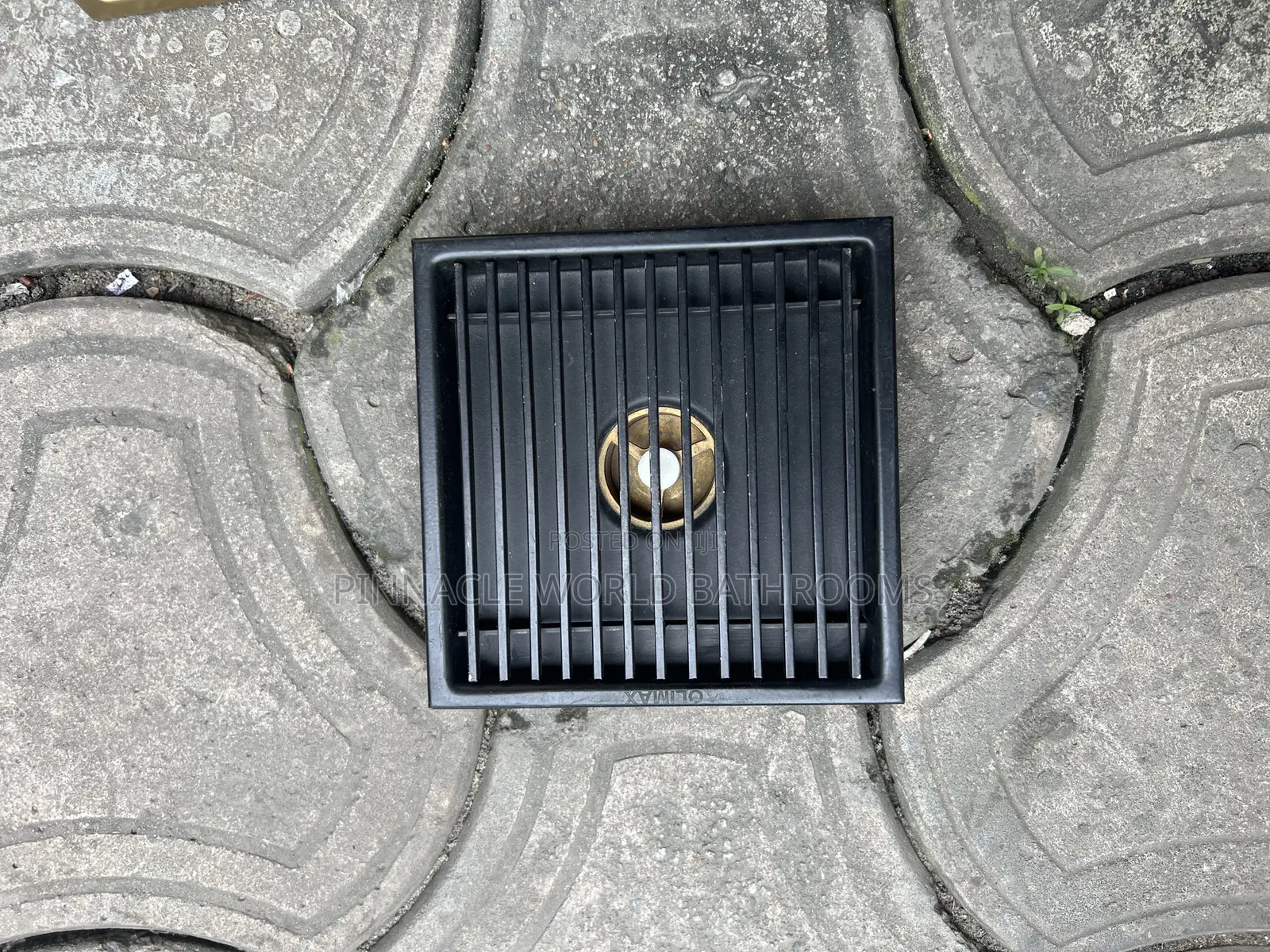 15cm Black Liner Bathroom Floor Drain