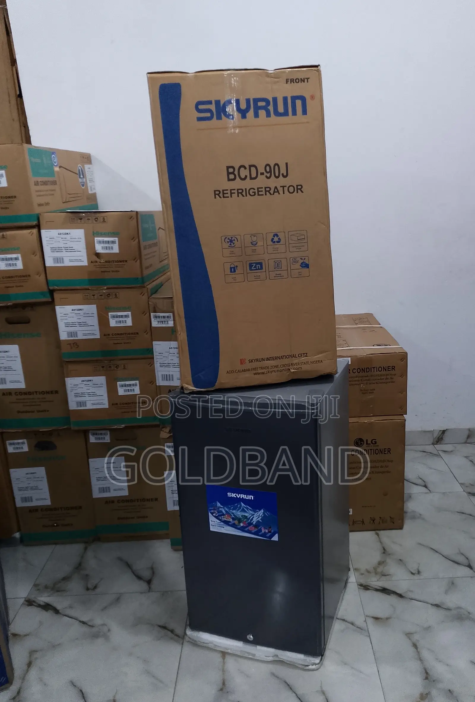 Skyrun User-Friendly Single Door Refrigerator BCD-90j