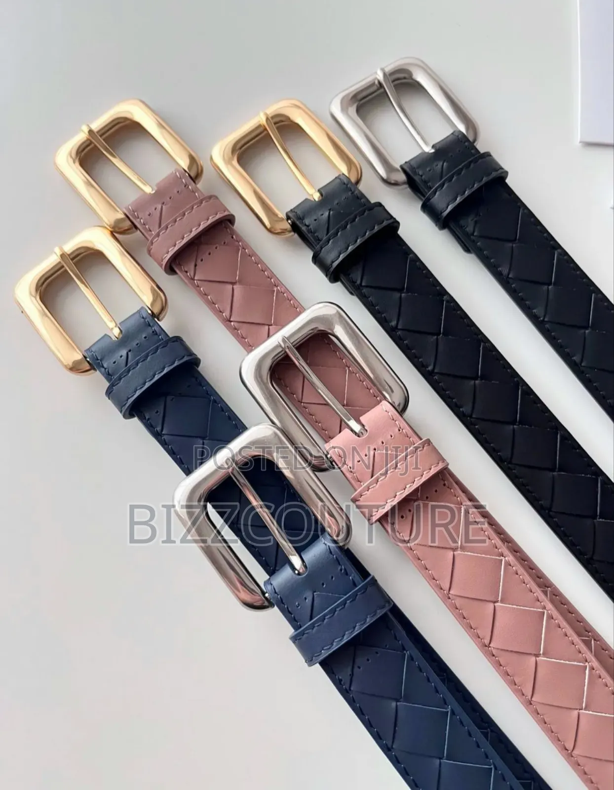 Original Bottega Veneta Leather Belts Available in Store