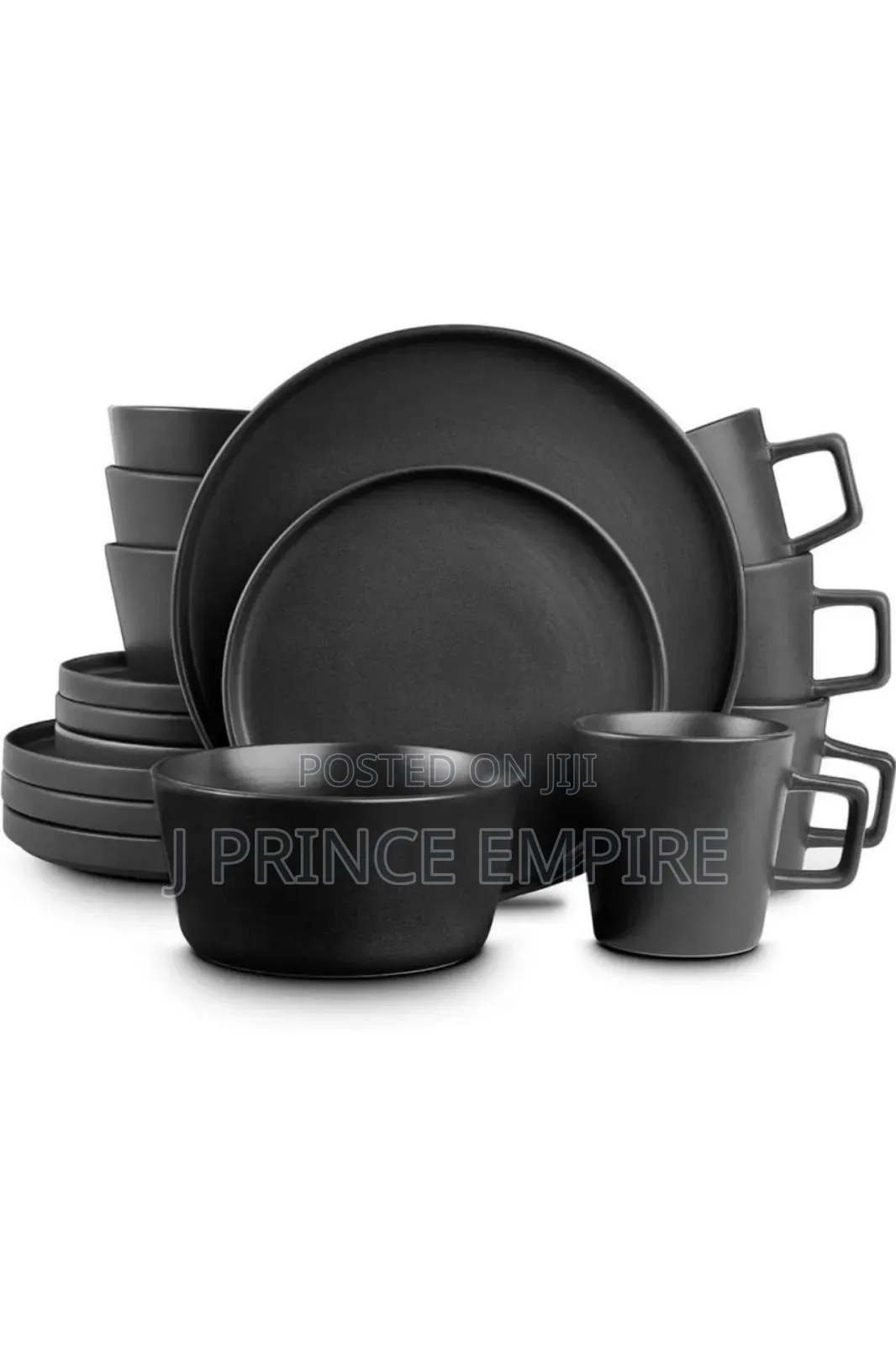 16-Piece Porcelain Kitchen Dinnerware Set, Plates
