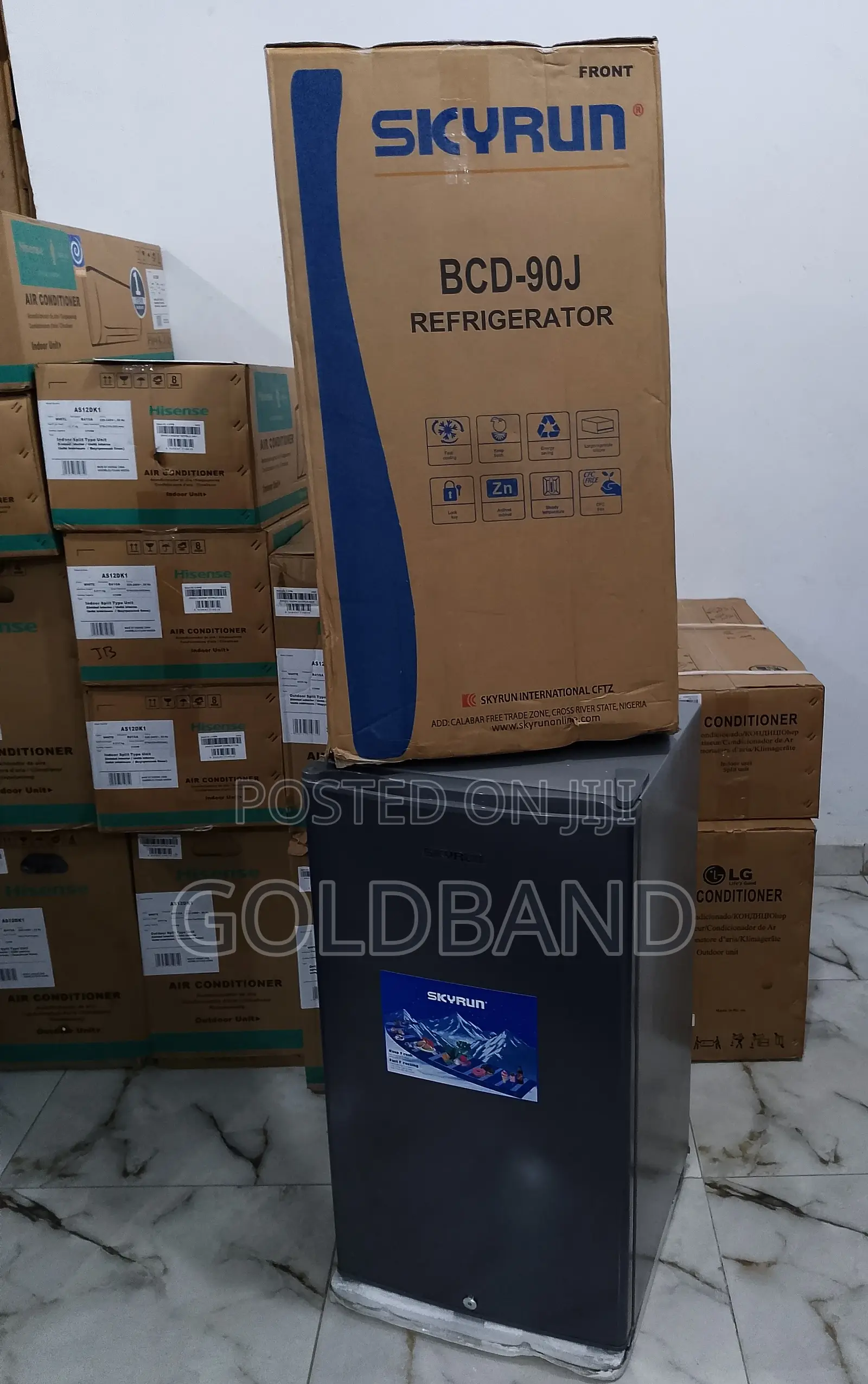Skyrun Advanced Cooling Single Door Refrigerator BCD-90j
