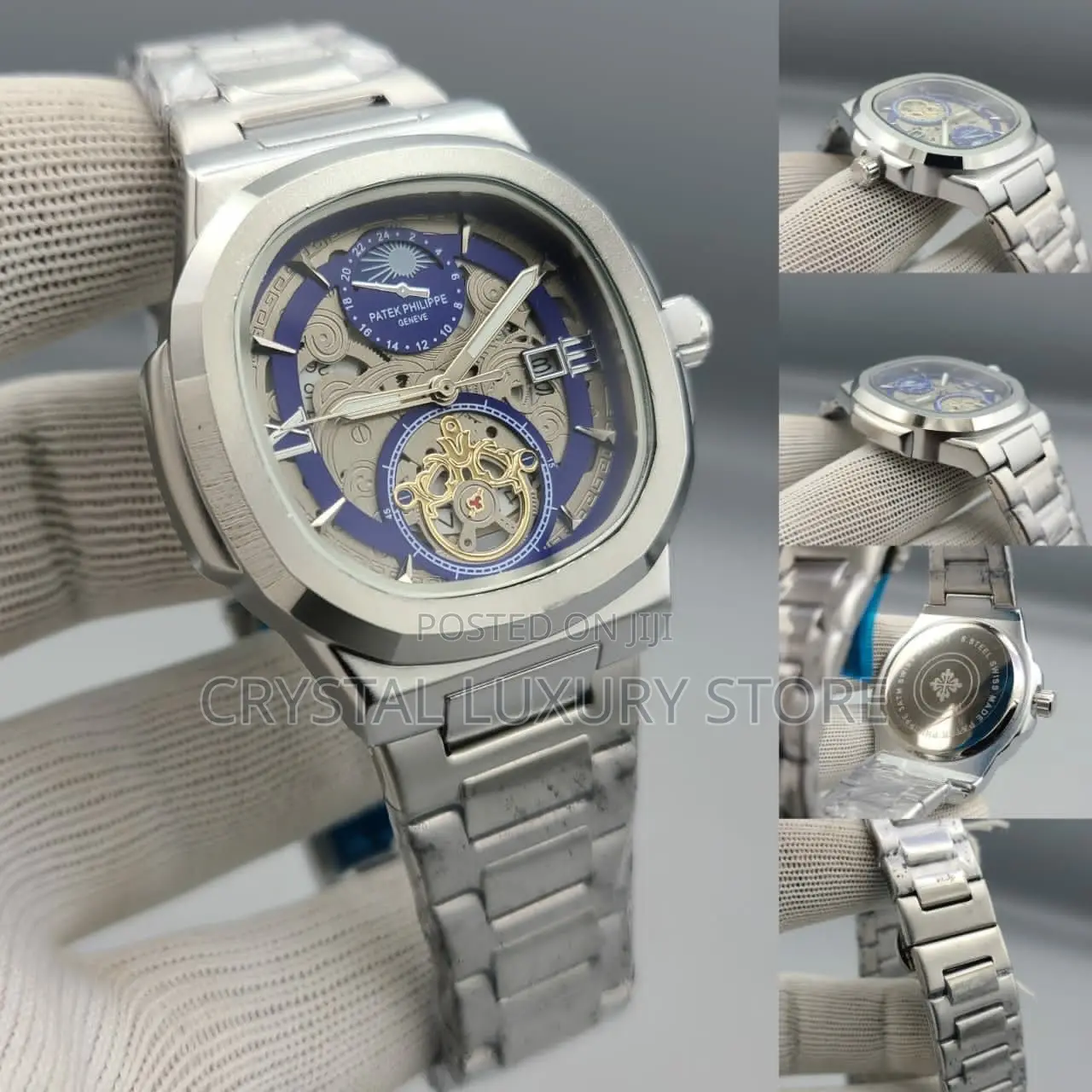 Patek Philippe Quality Luxury Men Chain Wristwatch