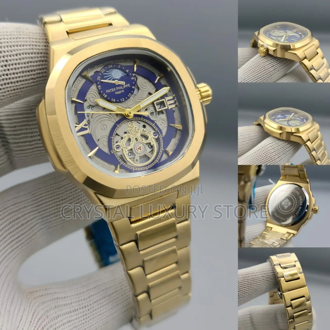 Patek Philippe Quality Luxury Men Chain Wristwatch