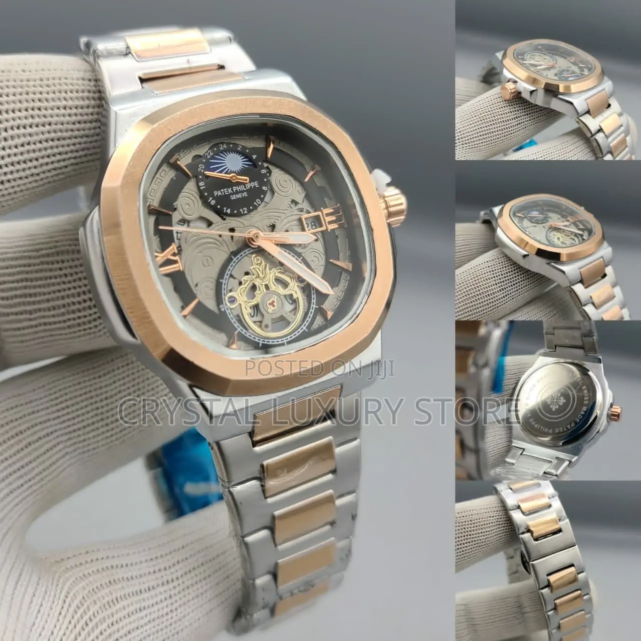 Patek Philippe Quality Luxury Men Chain Wristwatch