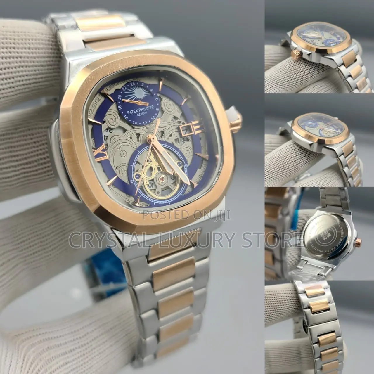 Patek Philippe Quality Luxury Men Chain Wristwatch