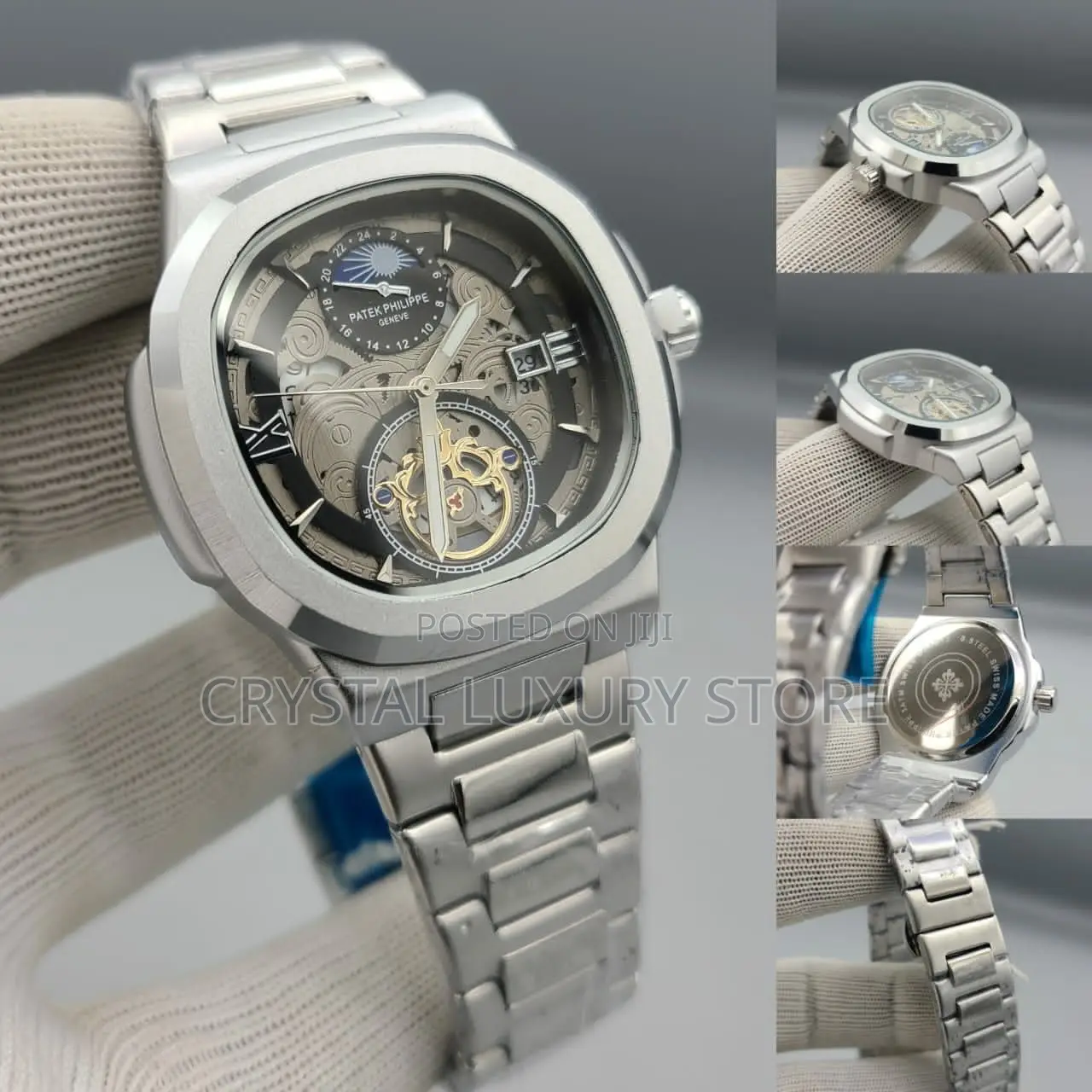 Patek Philippe Quality Luxury Men Chain Wristwatch