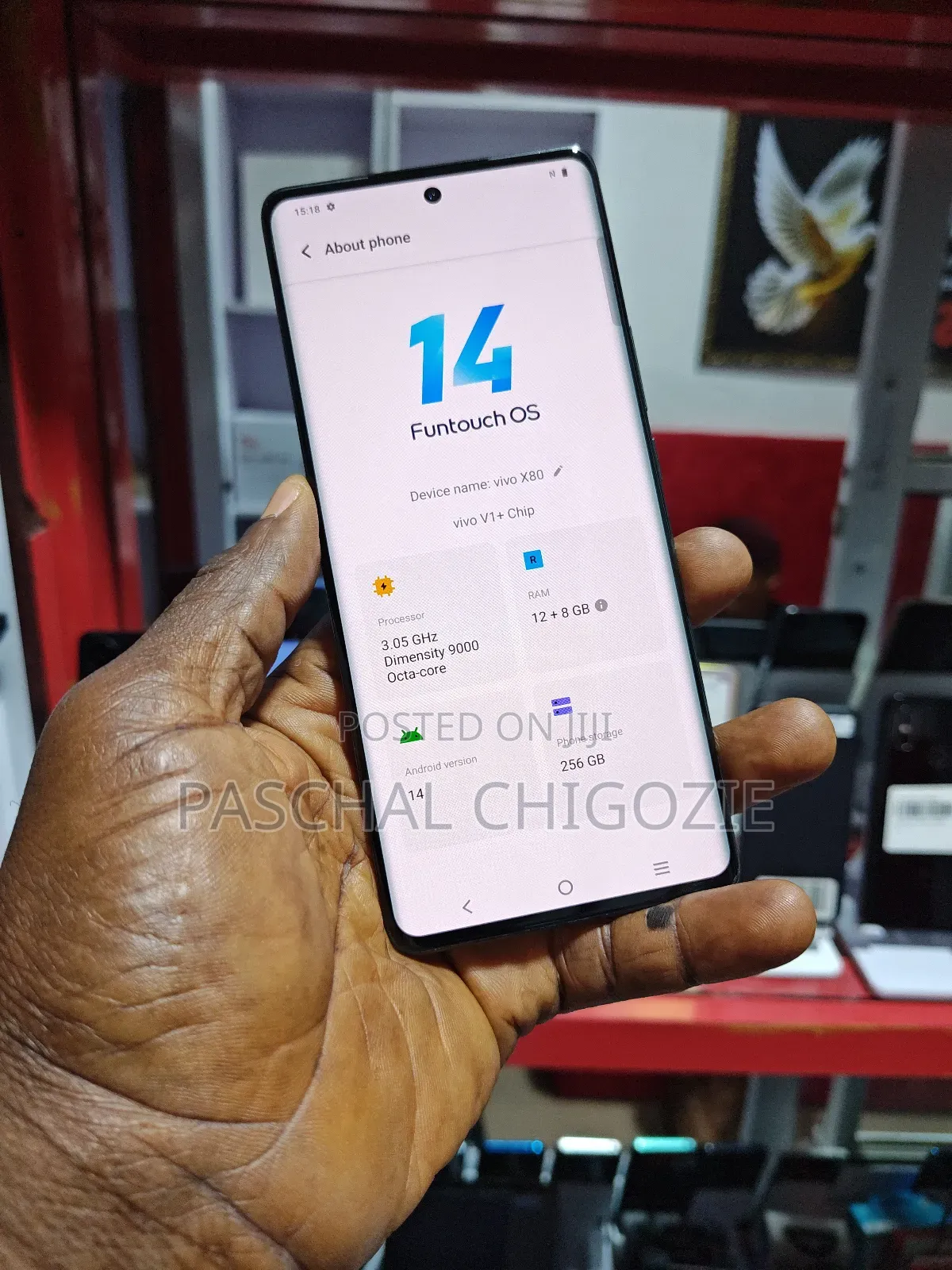 New Vivo X80 256 GB Black