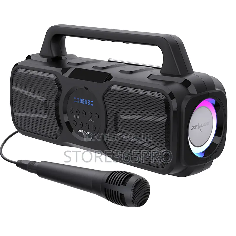 Zealot P2 Super Bass Bluetooth Speaker With FM Radio