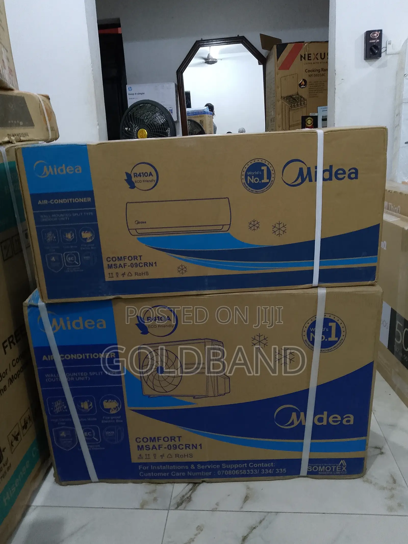 Midea 1hp Wall Mounted Cool Pair Non-Inverter AC