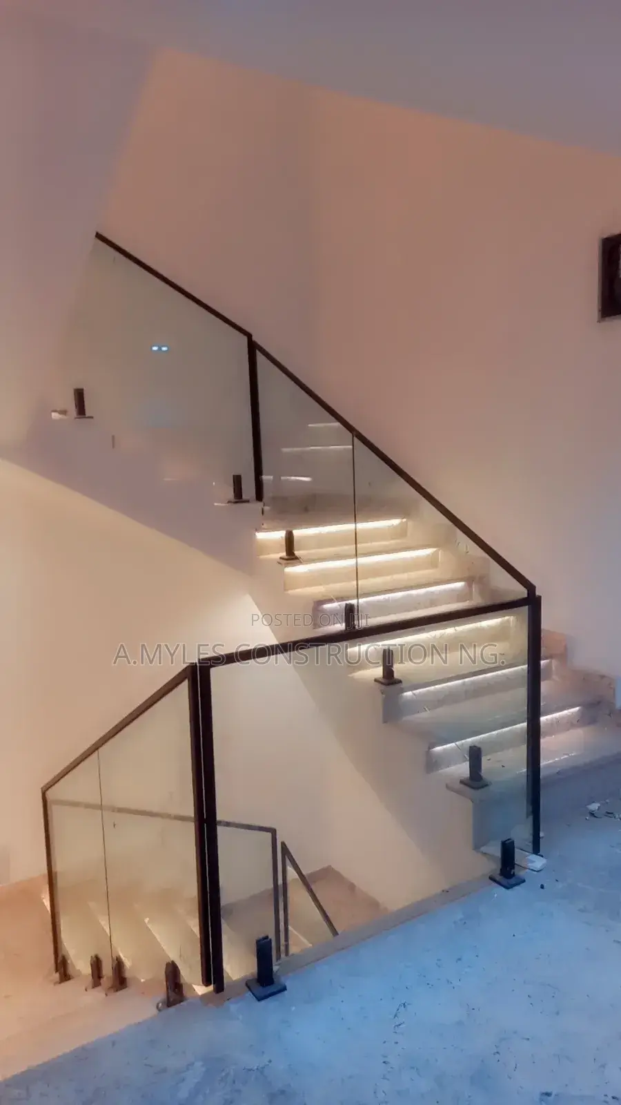 Stircase Glass Railings