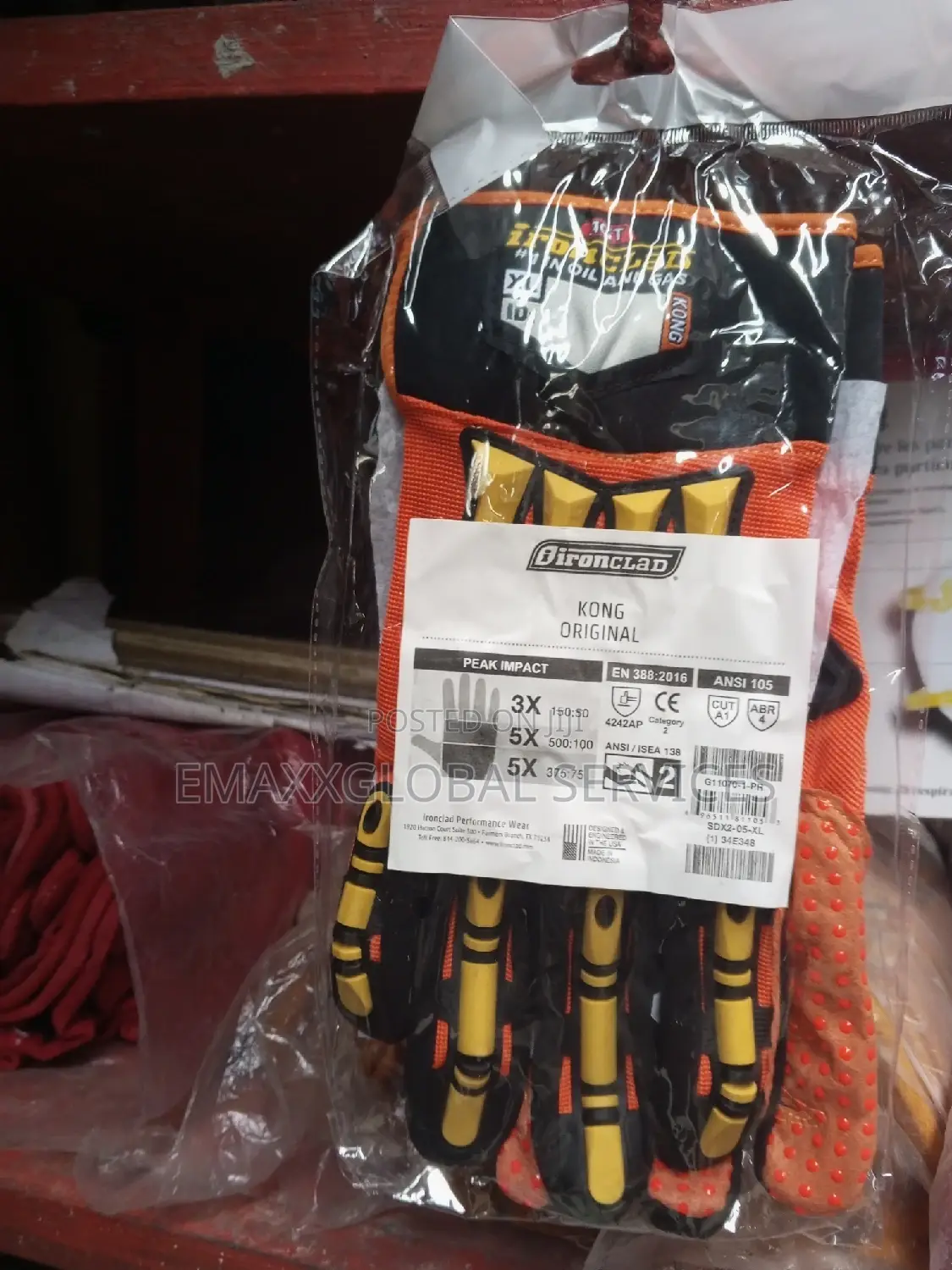 Original Kong Chemical, Oil Anti Impact Original Hand Glove