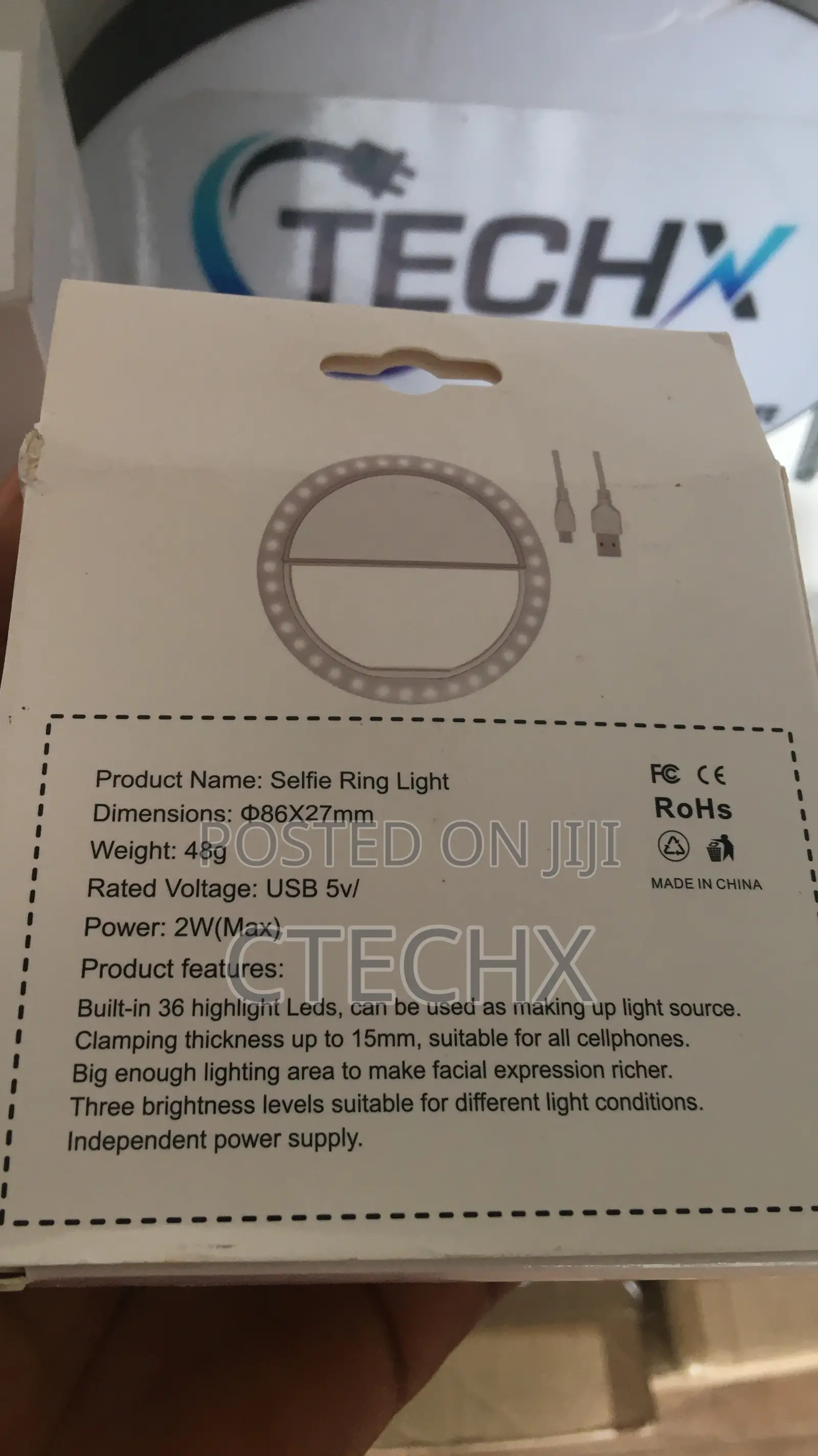 Diyife Selfie Light, Clip on Ring Light