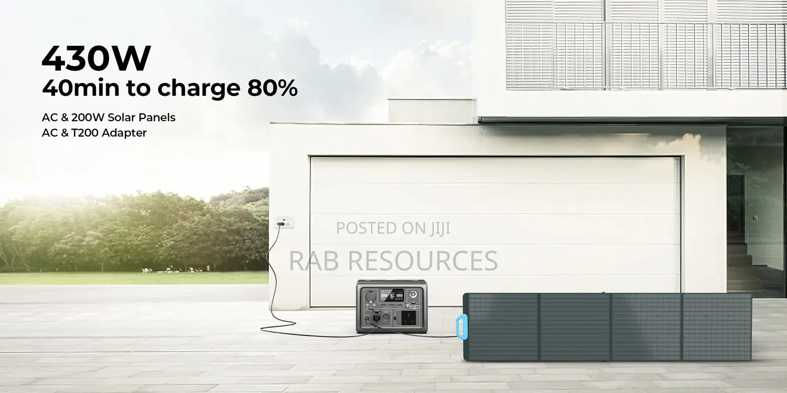BLUETTI EB3A Portable Solar Generator | 600W 268wh