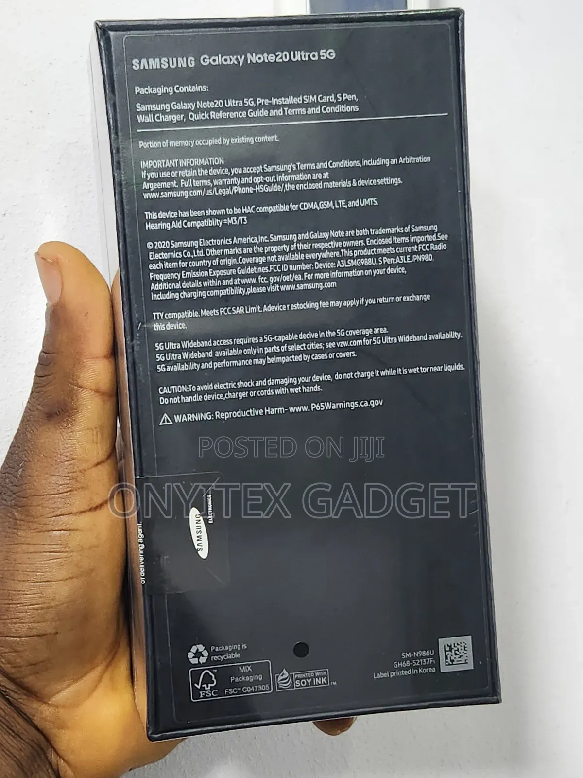 New Samsung Galaxy Note 20 Ultra 256 GB Black