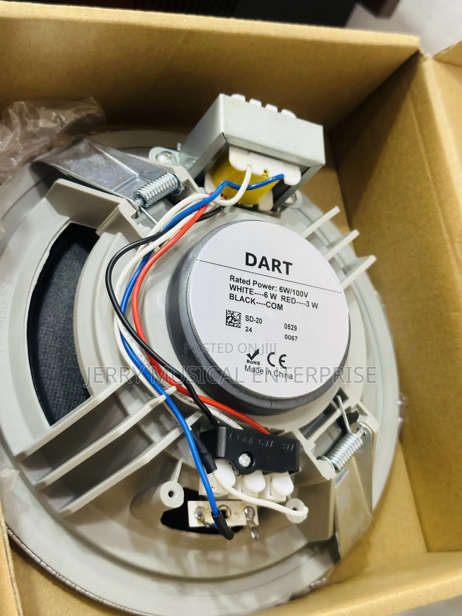 20watts Dart Rimeless Ceiling Speakers