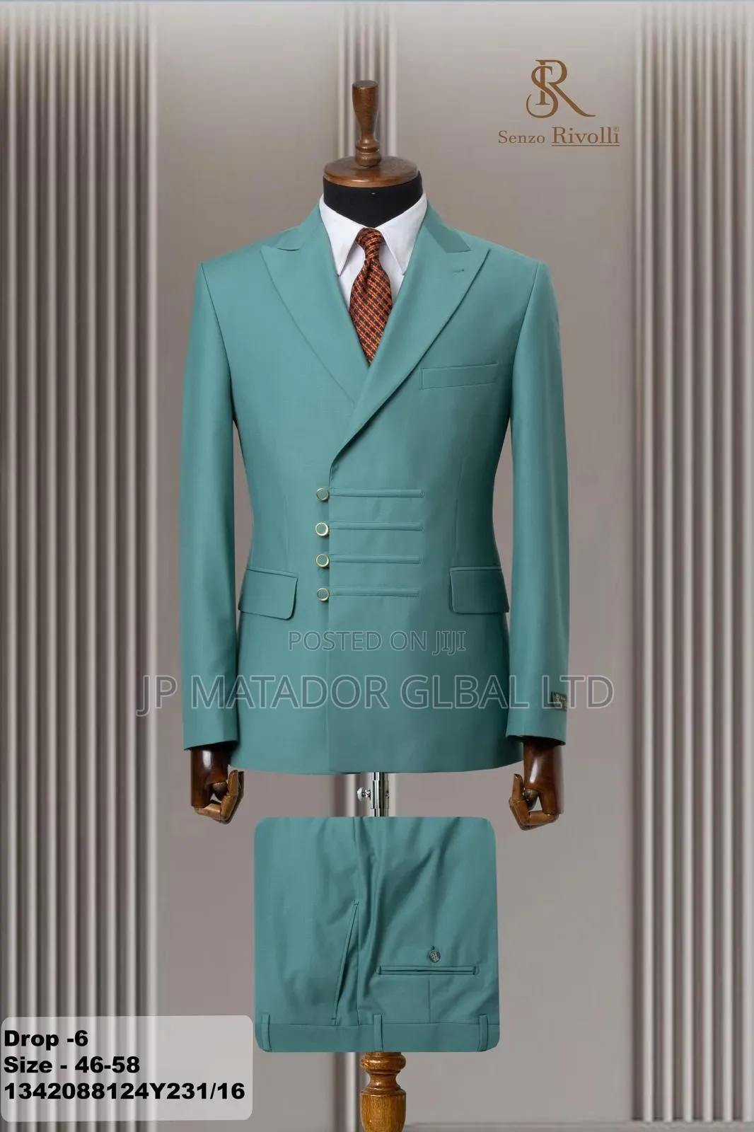 New Arrival! Exclusive Turkish Senzo Rivolli Suit