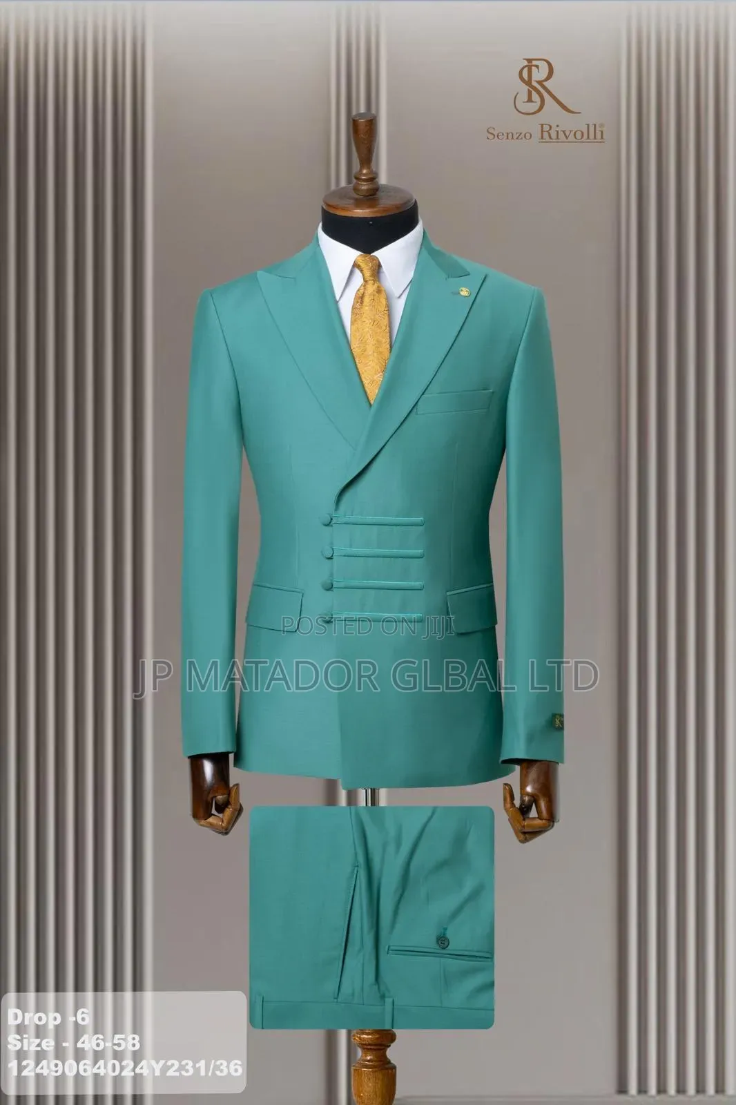 New Arrival! Exclusive Turkish Senzo Rivolli Suit