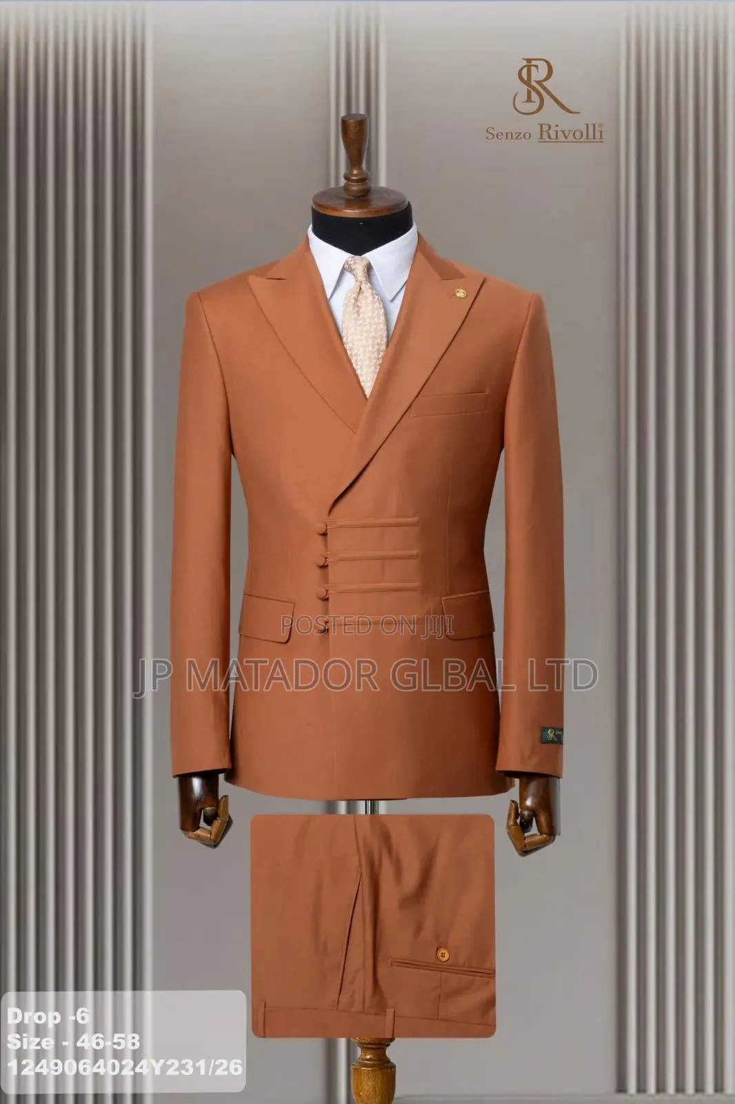 New Arrival! Exclusive Turkish Senzo Rivolli Suit