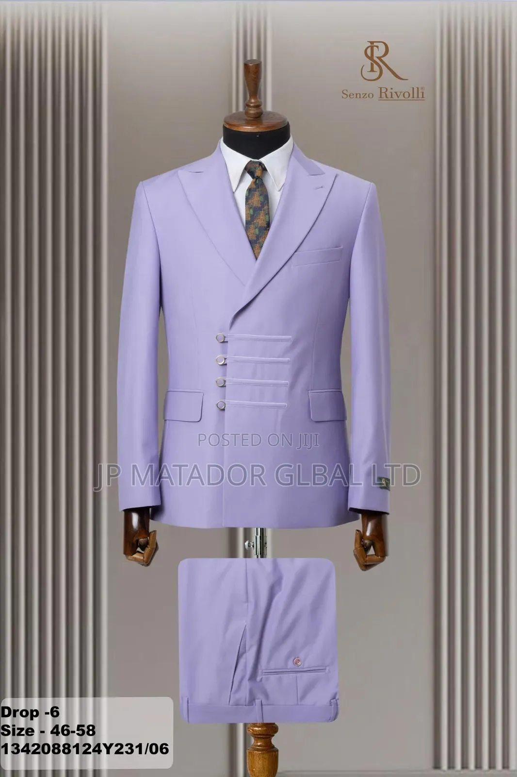 New Arrival! Exclusive Turkish Senzo Rivolli Suit