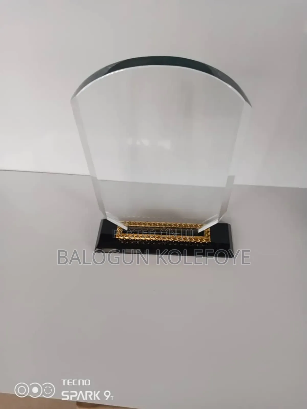 Acrylic Glass Award