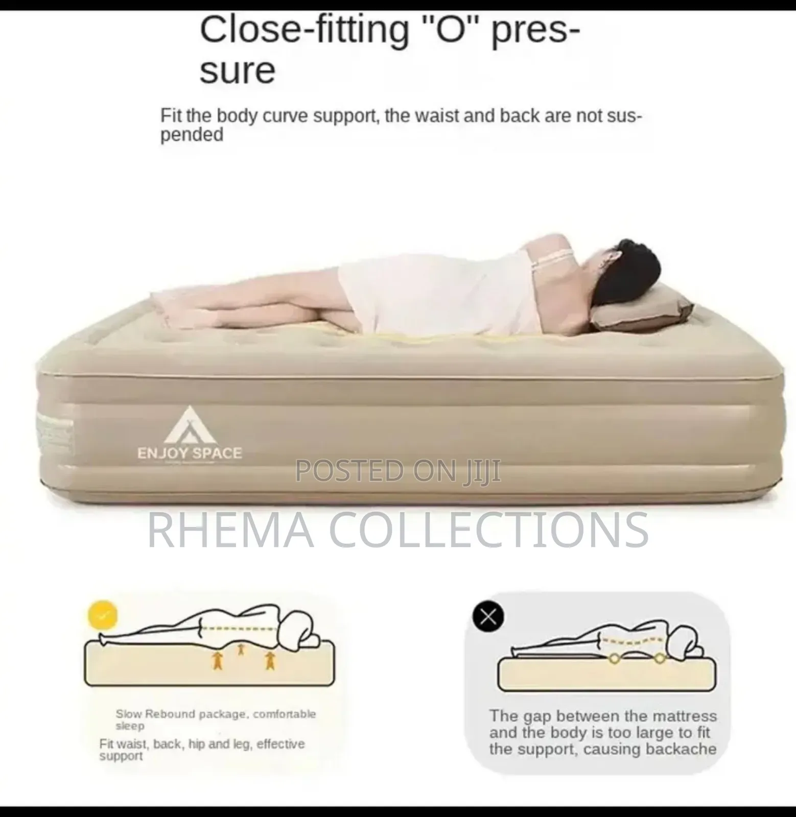 Automatic Self-Inflatable Mattress/Bed + Repair Kit