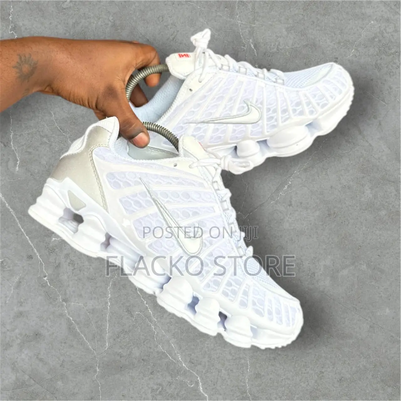 Original Nike Shox Tl Black White Sneakers