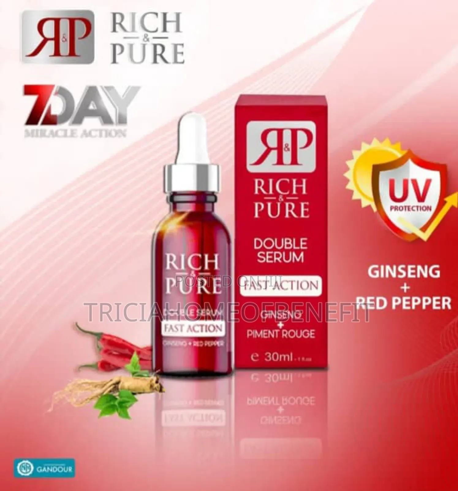Rich Pure Double Serum Fast Action 30ml