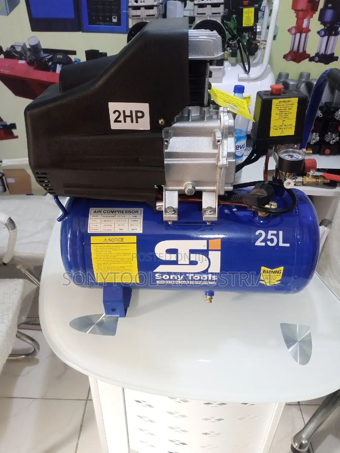 25 Liters Sony Tools Industrial Air Compressor