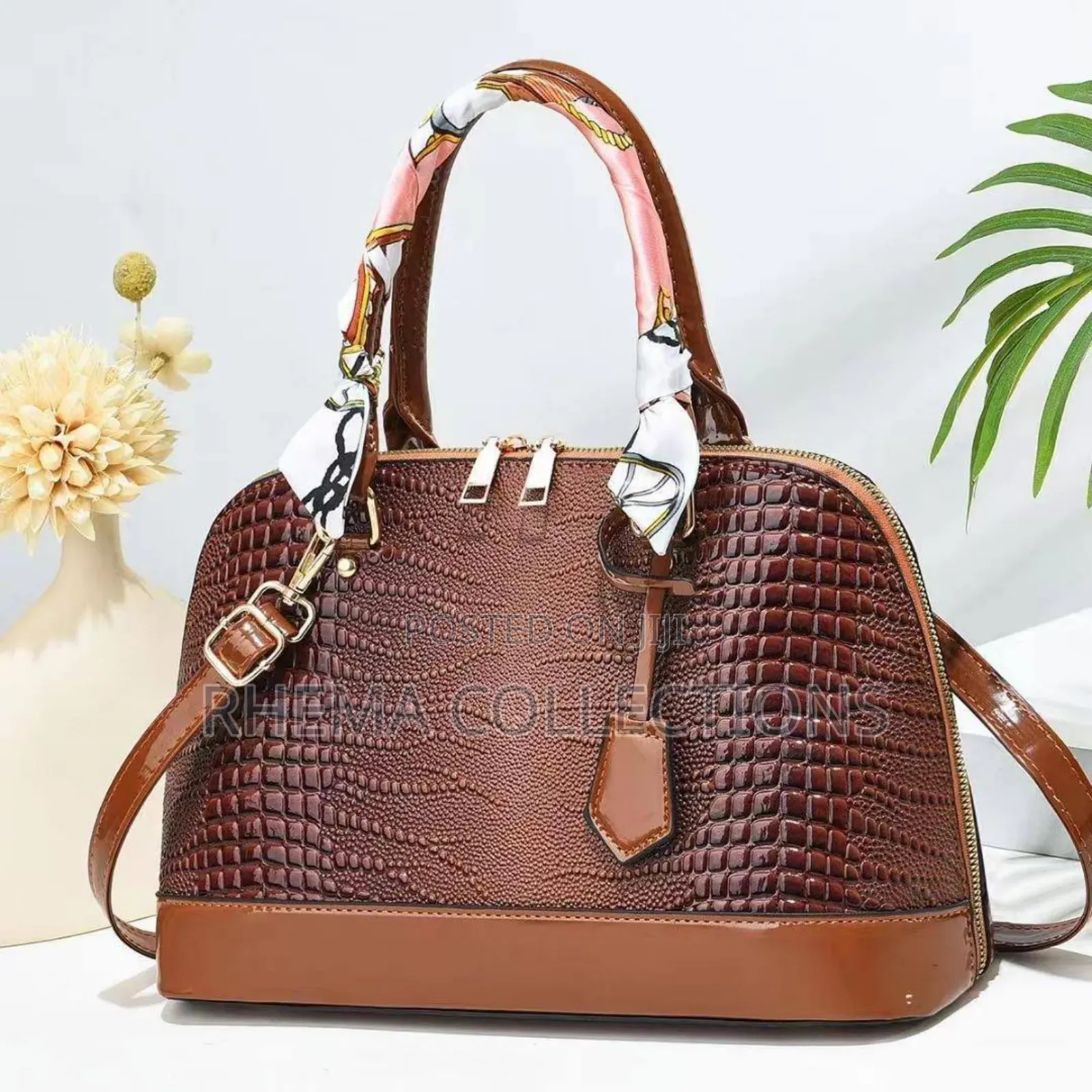 Quality Croc Skin Pure Leather Bag