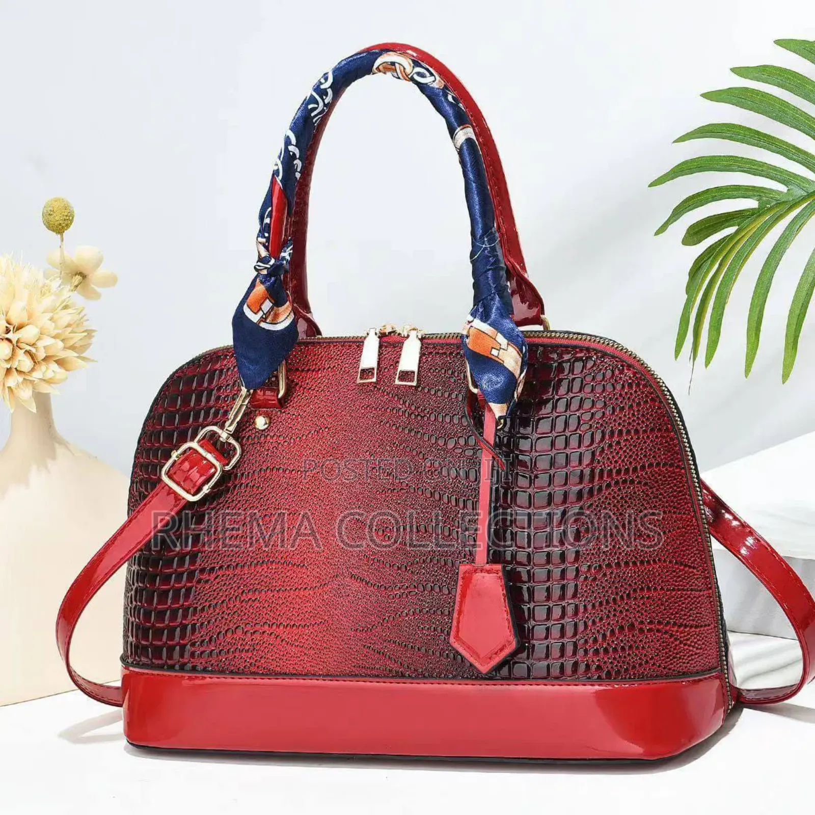 Quality Croc Skin Pure Leather Bag