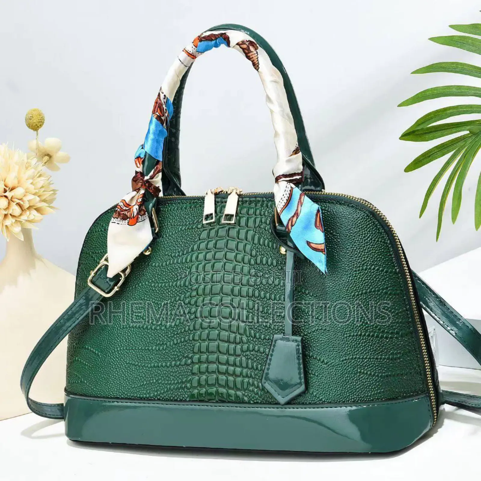 Quality Croc Skin Pure Leather Bag