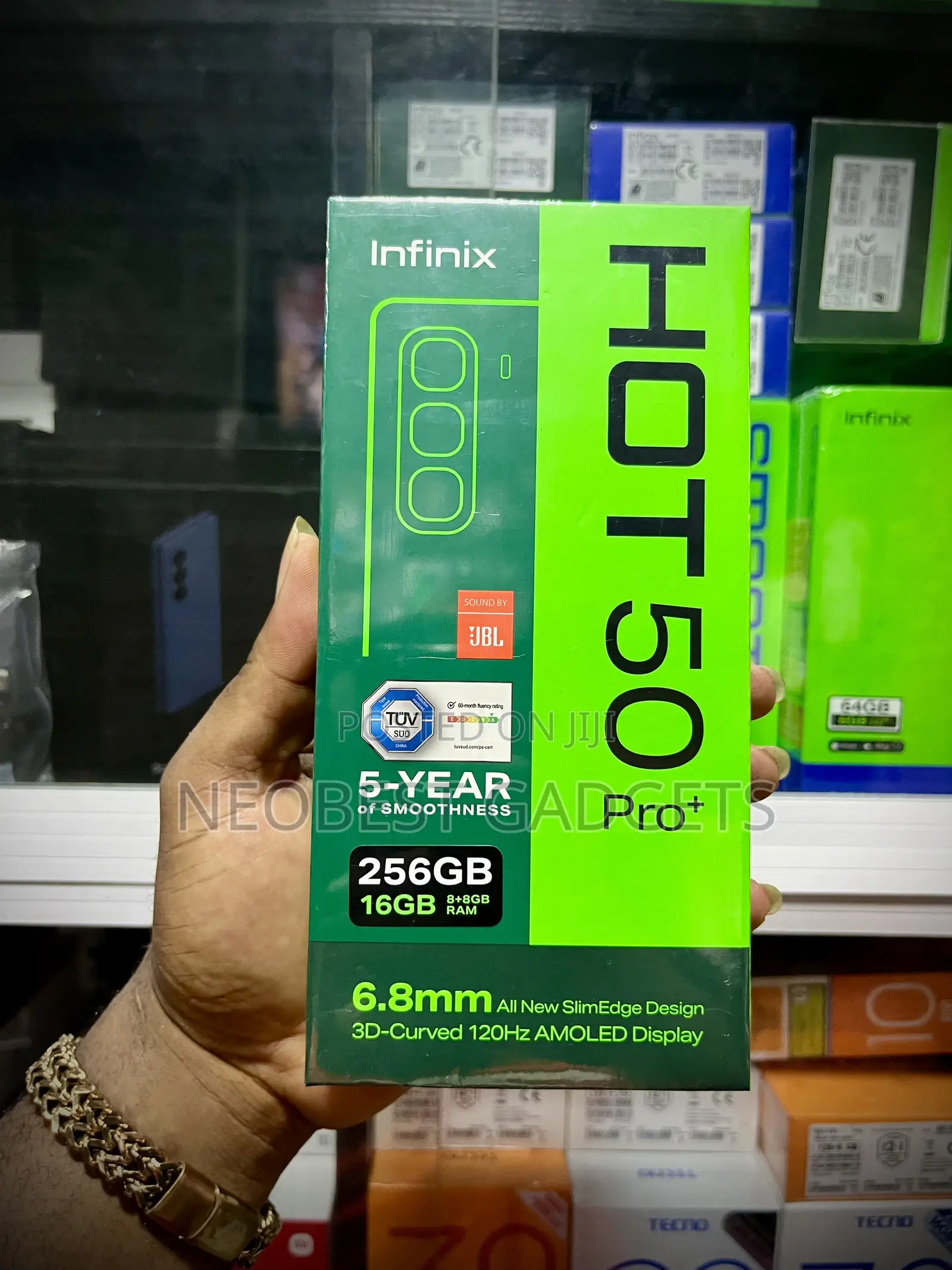 New Infinix Hot 50 Pro 256 GB Black