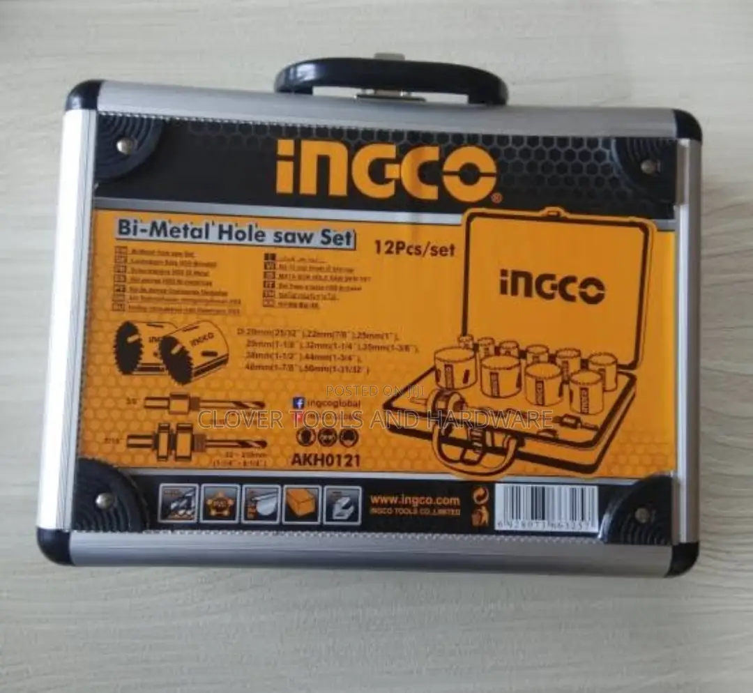 Ingco AKH0121 Bi-Metal Hole Saw Set 12pcs/Set