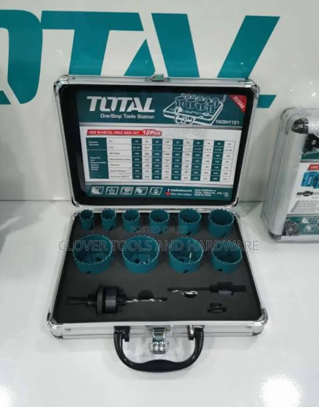 Total Hole Saw Set Bi-Metal 12pcs TACSH1121
