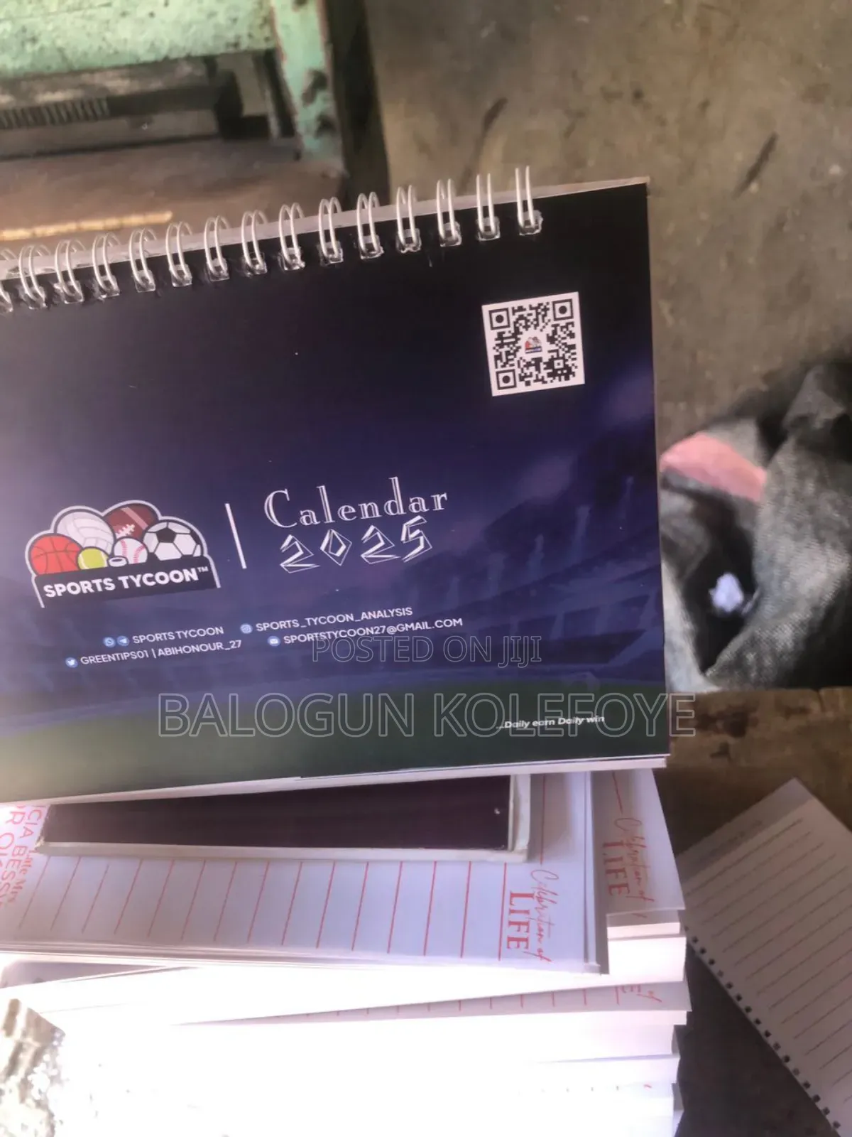 CUSTOMISED JOTTER, CALENDER, Shopping Bag and Key Holders.