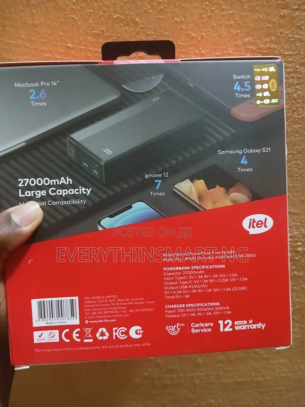 Powerbank + Free Charger Kit