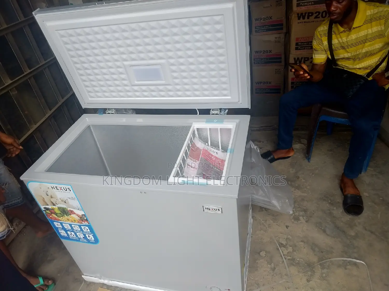 Nexus Chest Freezer 210liters 100% Copper.