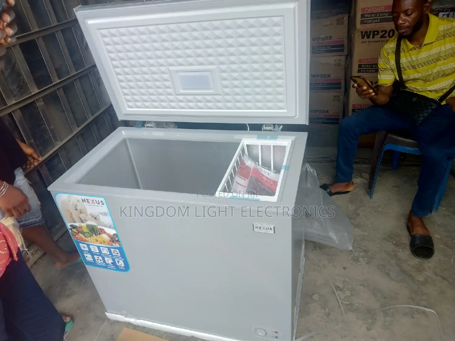 Nexus Chest Freezer 210liters 100% Copper.