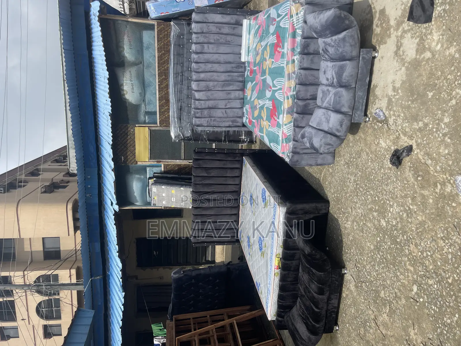 4 and Half by 6 Bedframe and Mattress