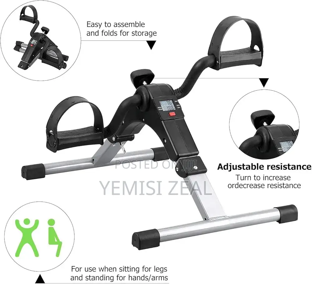 Mini Exercise Bike Under Desk Bike Foot Pedal Exerciser