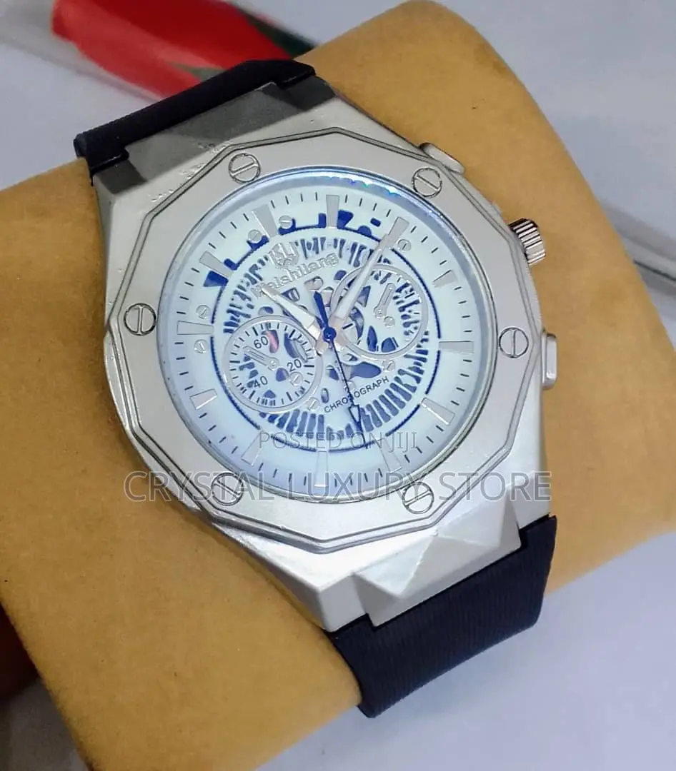 Weisllong Quality Men Rubber Strap Wristwatch