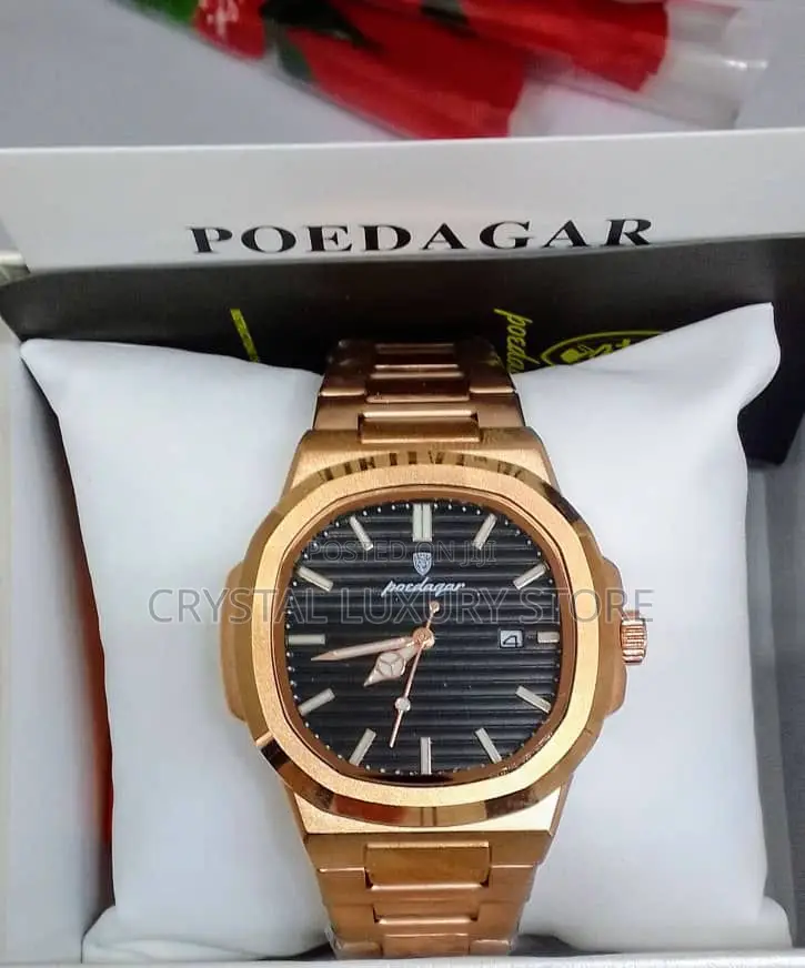 Poedagar Quality Men Chain Wristwatch