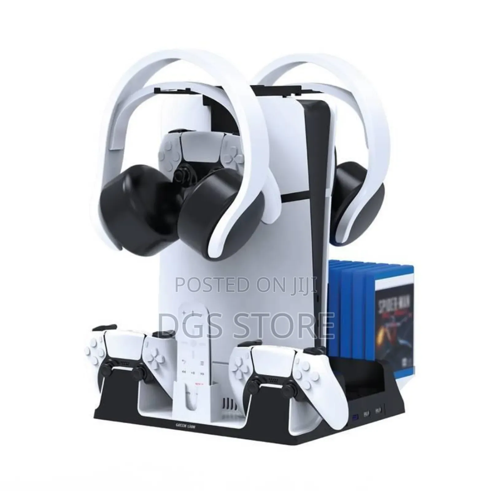 Green Lion Gpx380 PS5 Cooling Stand Charging Station PS5