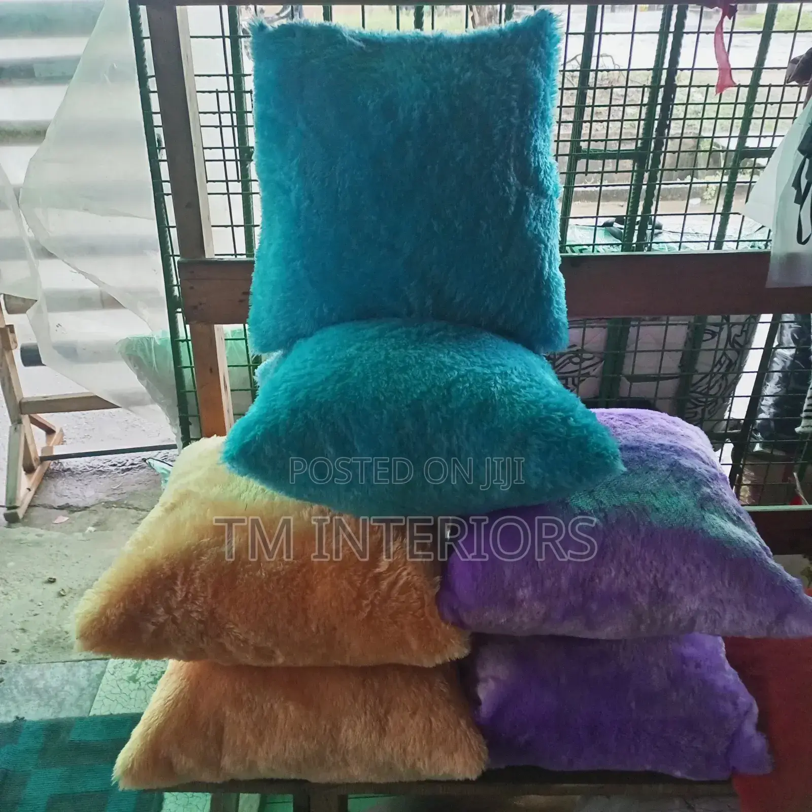 Tm Interiors Exclusive Luxury Fur Throw Pillows