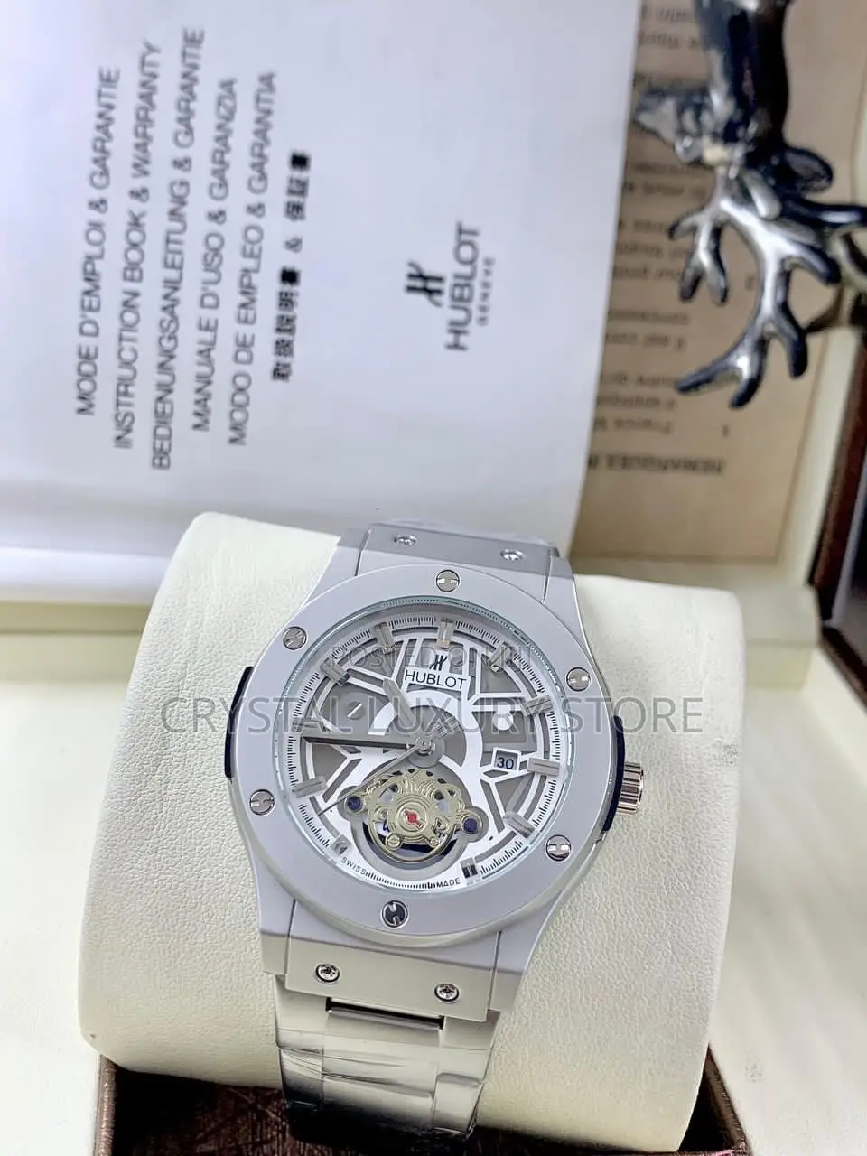 Hublot Quality Men Chain Strap Wristwatch