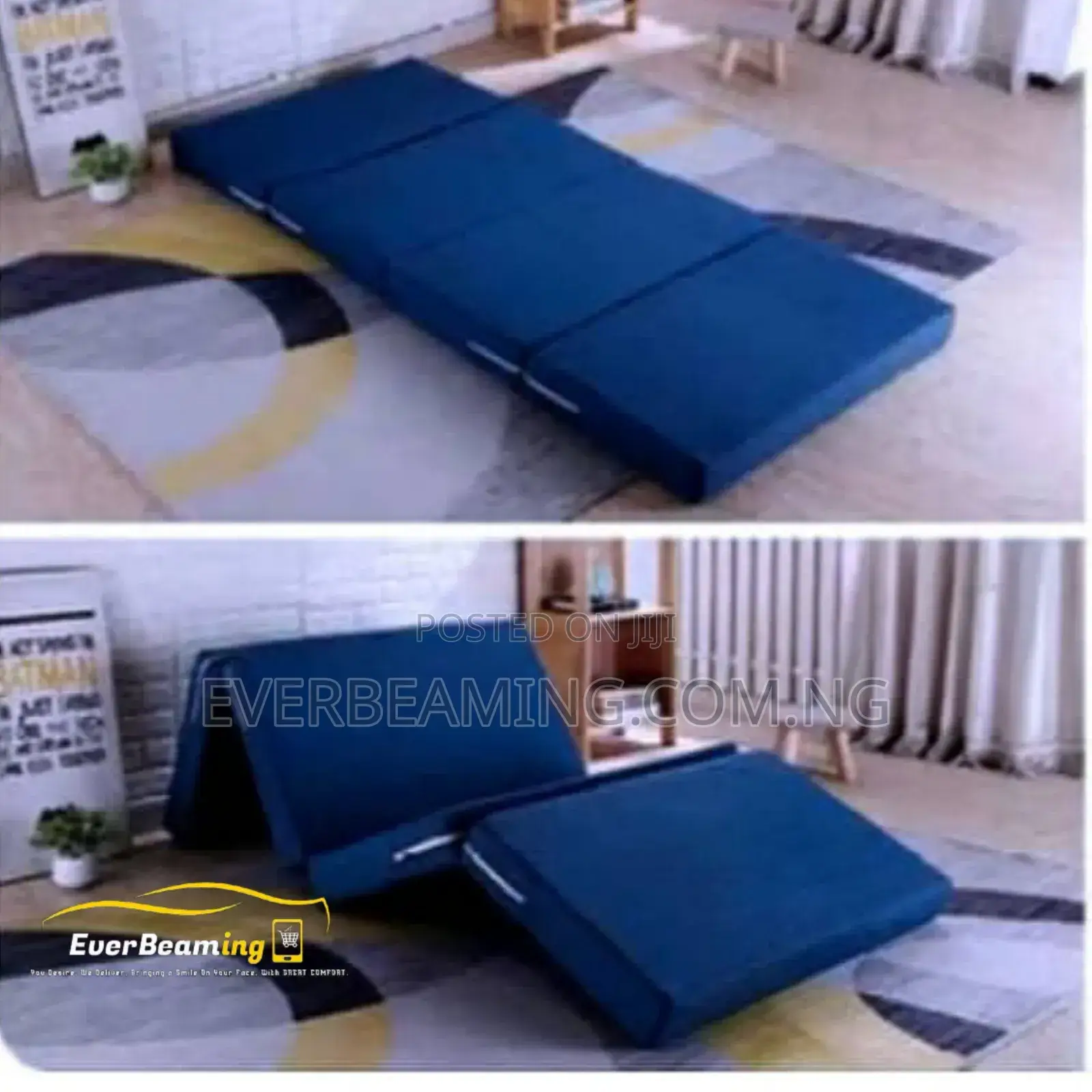 Portable Camp Picnic Guest and Outdoors Foldable Mattress 4ft X 6ft