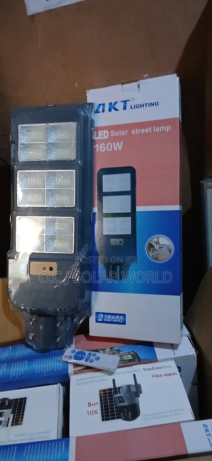 160watts AKT Solar Street Light All in One